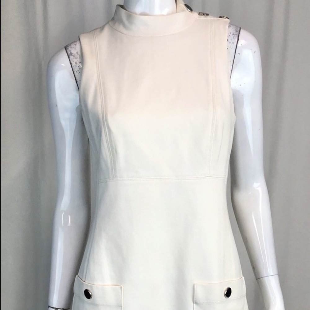 White House Black Market Ivory Mini Dress